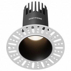 Встраиваемый светильник Maytoni Dip DL120-10W-4K-TRS-B в Камышлове - kamyshlov.ok-mebel.com | фото