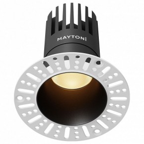 Встраиваемый светильник Maytoni Dip DL122-15W-2.7K-TRS-B в Камышлове - kamyshlov.ok-mebel.com | фото