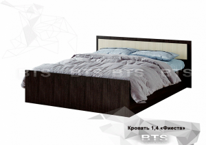 "Фиеста" кровать 1,4м LIGHT в Камышлове - kamyshlov.ok-mebel.com | фото 1