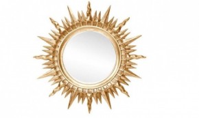 Зеркало круглое золото (1810(1) в Камышлове - kamyshlov.ok-mebel.com | фото